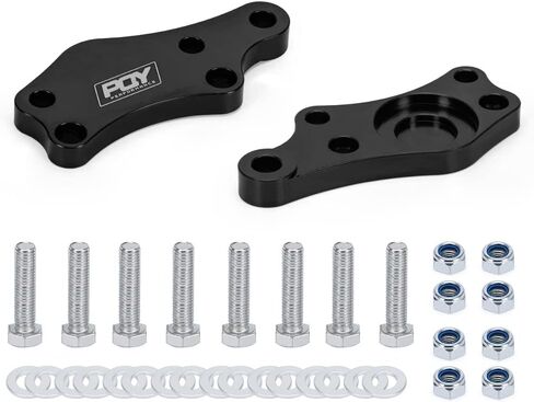 ألومنيوم البليت T-6061 محول قفل التوجيه زيادة زاوية الدوران حوالي +25% طقم ضبط متوافق مع تويوتا JZX100 لكزس IS200 IS300 أسود in Kuwait