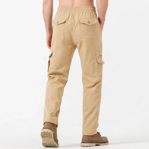 HHZ Mens Slim Fit Cargo Pants Men Flex Stretch Joggers Work Hiking Pants with Pockets - Cargo Work Pants for Men in Saudi Arabia