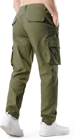 HHZ Mens Slim Fit Cargo Pants Men Flex Stretch Joggers Work Hiking Pants with Pockets - Cargo Work Pants for Men in Saudi Arabia