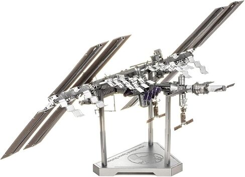 Metal Earth Fascinations Premium Series International Space Station 3D Metal Model Kit Bundle with Tweezers in Saudi Arabia