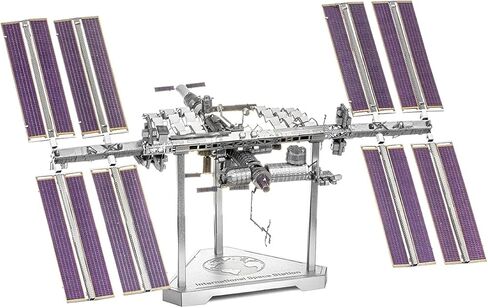 Metal Earth Fascinations Premium Series International Space Station 3D Metal Model Kit Bundle with Tweezers in Saudi Arabia