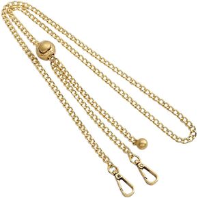 jiesinlov Purse Chain Adjustable Shoulder Strap with Small Metal Ball Replacement Transformation Crossbody Handbag (Silver-T) in Kuwait