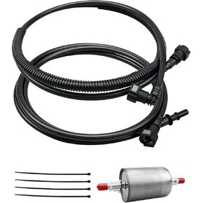 Nylon Fuel Line Repair Kit Fit for Chevrolet S10 GMC Sonoma 1997 1998 1999 2000 2001 2002 2003 2004 2005, Replace NFR0012 FL-GM56C FL-GM16D