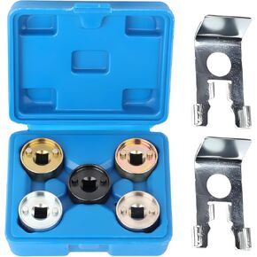 7 Pcs/Pk Engines Camshaft Adjusting Socket Set, T10352 T40267 Camshaft Central Valve Socket Set, Timing Tools Kit Socket Camshaft Adjust Compatible with VW Au-di EA888 1.8-2.0 TFSi Chain Driven