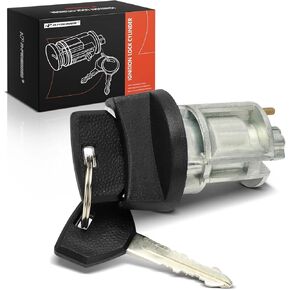 A-Premium Ignition Lock Cylinder with 2 keys Compatible with Jeep, Dodge, Chrysler & Plymouth Vehicles - Grand Cherokee, Ram 1500 2500 3500, Durango, Dakota, B1500, B2500, B3500, Viper, Prowler