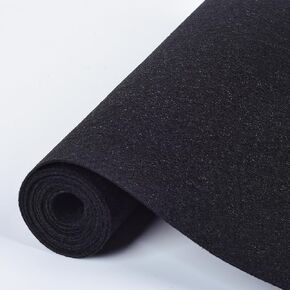 Non-Woven Fabric Mat,for Speaker Sub Box Carpet Home, Auto, RV, Boat, Marine, Truck & Car Trunk Liner 13inches*67inches*2mm*2Roll,12 Sqft（Folded）