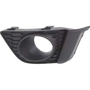 For Honda Fit Fog Light Cover 2015 2016 2017 Passenger Side | Bezel | Textured Black | DOT/SAE Compliance | HO1039119 | 71103T5RA10