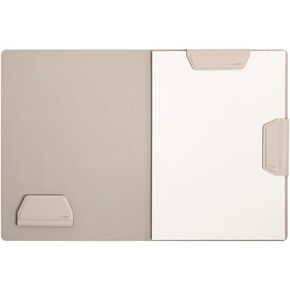 LHiDS Creative Magnetic Business Portfolio Lite Resume Padfolio Organizer with Clipboard, Paper Clip, Writing Pad, Pen/Card Holder, Magnetic Closure for Work, School and More (Apricot, A4/Letter) in Kuwait