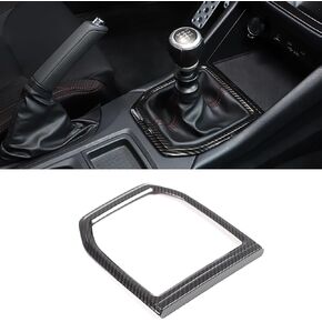 Car Gear Shift Panel Trim Cover Compatible with Subaru WRX 2022 2023 Manual,Central Control Gear Shift Panel Anti-Scratch Protection ABS Accessories (Red)