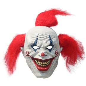 Scary Clown Masks Evil Killer Joker Halloween Adult Mask Cosplay Masquerade Costume Prop(Red)