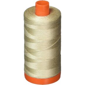 خيط قطن Aurifil Mako صلب 50 واط، 1422 ياردة، برتقالي ساطع