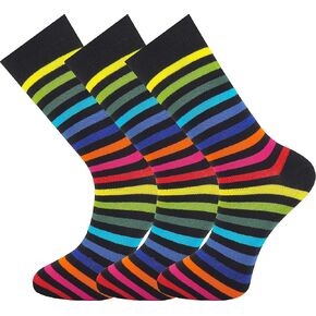 Mysocks Unisex Extra Fine Combed Cotton Crew Socks |Colourful Designs | Seamless Toe | Make Your Steps Enjoyable