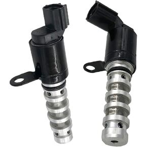 24355-2G500 24375-2G500 2pcs Set Oil Control VVT Valve Variable Valve Timing Solenoid Compatible with Hyundai Genesis Coupe Sonata Tucson Kia Forte Optima Sorento Sportage 2.0L 2.4L