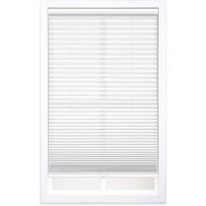 DEZ FURNISHINGS Cordless 1.5" Light Filtering Cellular Shade, 33" W x 48" H, White