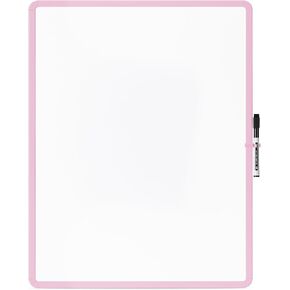 Mr. Pen- Dry Erase Board, 18" x 24" with a Black Marker, Pink Frame, Dry Erase Board for Wall, Magnetic Whiteboard for Wall, Dry Erase Boards, Whiteboards, Magnetic White Board