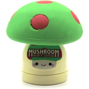Limited Edition Mushroom Eraser and Pencil Sharpener (RED Cap W/Yellow DOTS) in Saudi Arabia