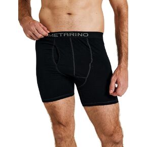 METARINO Merino Wool Mens Underwear Boxer Briefs Soft Comfy Breathable Moisture Wicking Sports Underpants