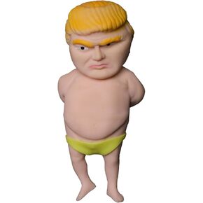 Splat Doll Squishy Toy Hilarious Squeeze Fidget Toy Rubber to Squeeze Stress Relief Sensory Play a Gag Gift Novelty Party Favors