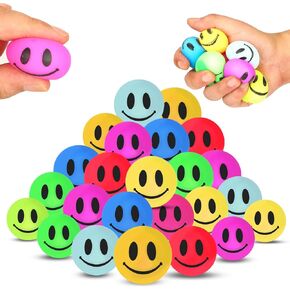 32 Pack Mini Slow Rising Stress Ball Fidget Squishy Toys, Classroom Prizes Box Toy Sensory Ball for Anxiety Stress Relief Pull Stretch Squishy Ball Party Favors for Kids