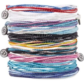 Pura Vida Bracelets Pack Bestsellers Friendship Bracelet Pack - Set of 10 Stackable Bracelets for Women, Beach Bracelet & Accessoriess - 10 String Bracelets