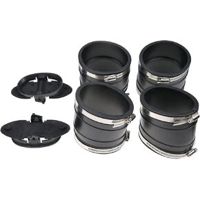 مجموعة أنابيب العادم Y 807166A3 منفاخ خرطوم 32-14358T 32-44348T يستبدل محرك MerCruiser 1998-UP