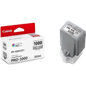 CanonInk Lucia PRO PFI-1000 خزان حبر فردي رمادي وCanonInk Lucia PRO PFI-1000 Croma Optimizer خزان حبر فردي 0546C002 CanonInk Lucia PRO PFI-1000 خزان حبر فردي أسود للصور