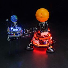BrickBling LED Light Kit Compatible with Lego Technic NASA Mars Rover Perseverance 42158(No Model), Creative Lights Compatible with Lego Mars Rover, Great Surprise for NASA Fans