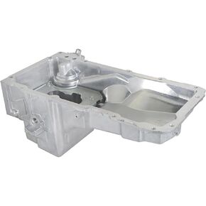 WFLNHB Aluminum Oil Pan Replacement for Cadillac Chevy GMC Pickup Truck 4.8L 5.3L 6.0L