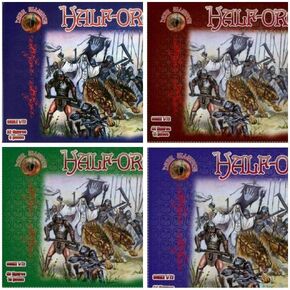Bundle lot of Alliance Half-Orcs Set 1,2,3,4 72015+72016+72017+72022 1/72 Scale