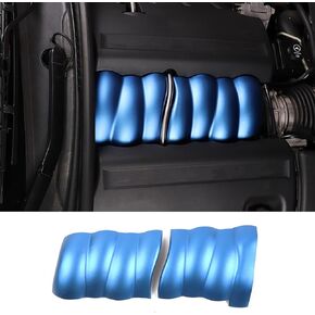 PIUGILH Car Fuel Engine Trim Covers Fit for C6 Corvette 2005-2013 Accessories, Aluminum Alloy Car Fuel Engine Middle Covers Protection Cover Plate, 2Pcs(Red)