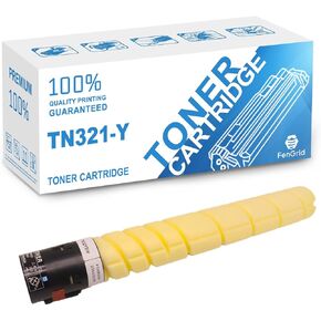 TN321C A33K430 Cyan High Capacity Toner Cartridge Replacement for Konica Minolta Bizhub C224 C224E C364 C284 C284E C364E Printer (1 Cyan, 25000 Pages)