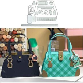 Handbag Metal Cutting Dies, Women's Bag Embossing Stencil Mould Template for DIY Scrapbook Album Paper Cards Making Art Die-Cutting and Embossing Scrapbooking Die-Cuts Card Making Accessories