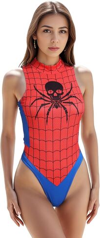 Halloween Costume Lingerie Women's One-Piece High Waist Superhero Cosplay Bodysuit in Saudi Arabia
