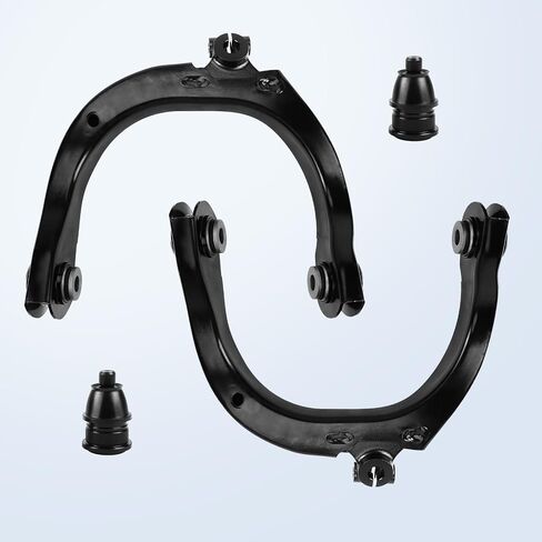 LCWRGS 10 قطع طقم تعليق أمامي متوافق مع 2004-2007 Chevy Trailblazer GMC Envoy XL Buick Rainier Saab 9-7X Isuzu Ascender، أذرع التحكم السفلية والعلوية، مفاصل كروية، قضبان ربط خارجية، قضبان التأثير in Saudi Arabia