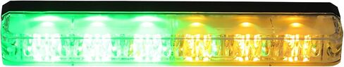 منتجات المشترين 8892802 ضوء ستروب LED فائق السطوع مقاس 5 بوصات، كهرماني/شفاف، 6 مصابيح LED مع وميض متزامن ومتناوب، تصنيف IPX7، ضوء طوارئ للمركبة، ملحقات الشاحنات in Saudi Arabia