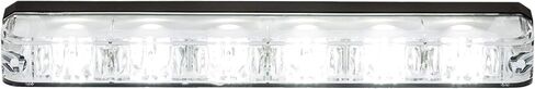 منتجات المشترين 8892802 ضوء ستروب LED فائق السطوع مقاس 5 بوصات، كهرماني/شفاف، 6 مصابيح LED مع وميض متزامن ومتناوب، تصنيف IPX7، ضوء طوارئ للمركبة، ملحقات الشاحنات in Saudi Arabia