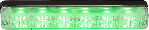 منتجات المشترين 8892802 ضوء ستروب LED فائق السطوع مقاس 5 بوصات، كهرماني/شفاف، 6 مصابيح LED مع وميض متزامن ومتناوب، تصنيف IPX7، ضوء طوارئ للمركبة، ملحقات الشاحنات in Saudi Arabia