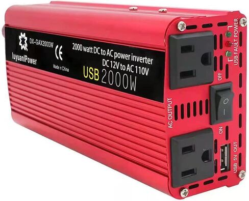 1500w Power Inverters Car Power Inverter Car Inverter 12v to 110v Rv Power Inverter 12v Power Inverter Car Outlet Adapter Car Plug Converter Car Converter Car Charger Converter Power Converters in Kuwait