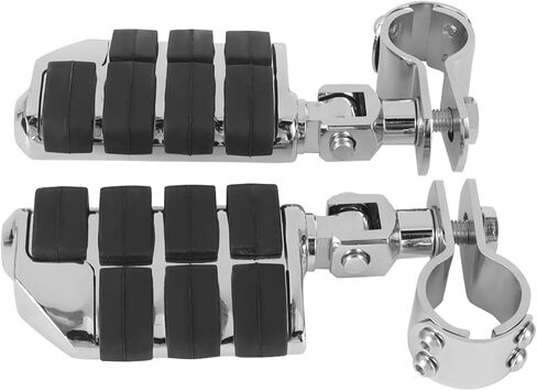 1.25" Short Angled Adjustable Highway Footpegs Crash Bar Foot Rests Universal Fits For Harley Davidson Honda Kawasaki Suzuki Yamaha in Saudi Arabia