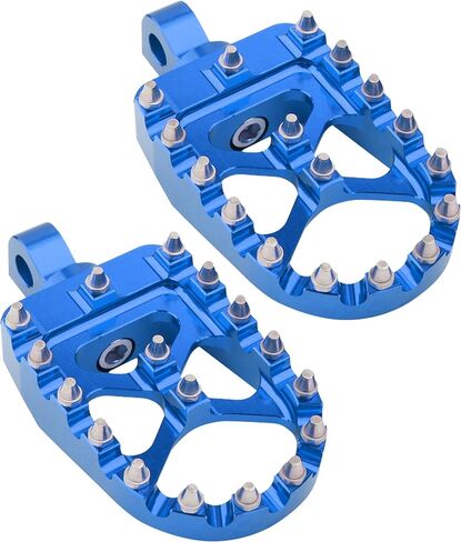 Motorcycle Foot Pegs,CNC Foot Pegs,Motorcycle Pegs,Car Accessories 360° Roating Footpegs Pedals Rests,Wide Foot Pegs,Dirt Bike Foot Pegs,Compatible with Dyna Fatboy Sportster Iron 883 (Black) in Saudi Arabia