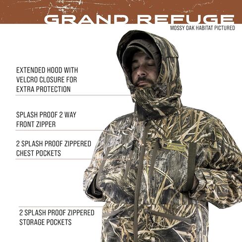 سترة FROGG TOGGS للرجال Grand Refuge 3-n-1 مقاومة للماء ومعزولة مع بطانة Primaloft قابلة للإزالة in Saudi Arabia