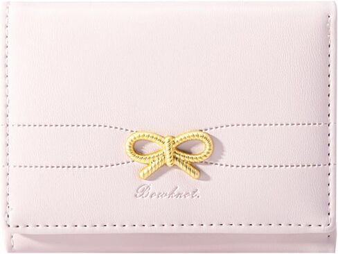 Small Wallet Coquette Bow Wallet for Girls Cute Wallet ID Credit Card Holder for Women (PINK) in Saudi Arabia