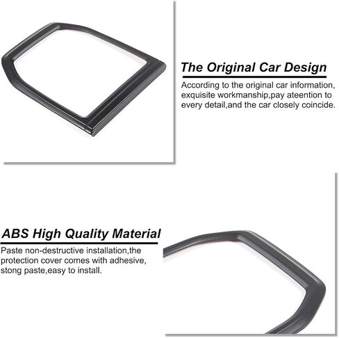 Car Gear Shift Panel Trim Cover Compatible with Subaru WRX 2022 2023 Manual,Central Control Gear Shift Panel Anti-Scratch Protection ABS Accessories (Red) in Saudi Arabia