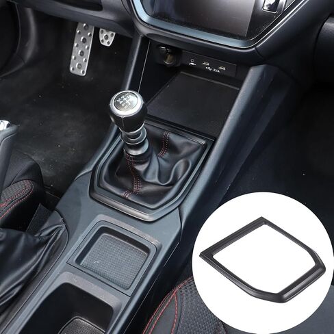 Car Gear Shift Panel Trim Cover Compatible with Subaru WRX 2022 2023 Manual,Central Control Gear Shift Panel Anti-Scratch Protection ABS Accessories (Red) in Saudi Arabia