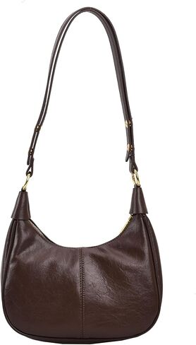 Small Hobo Bags for Women Retro Crescent Shoulder Purse Fall Soft Crossbody Handbag in Kuwait