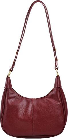 Small Hobo Bags for Women Retro Crescent Shoulder Purse Fall Soft Crossbody Handbag in Kuwait