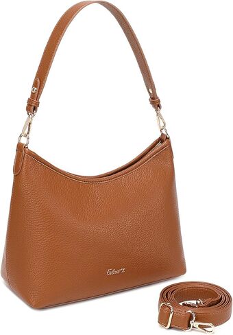 Eslcorri Hobo Bag for Women, Leather Crossbody Purse Travel Shoulder Satchel Bags Ladies Tote Handbags with 2 Straps in Saudi Arabia