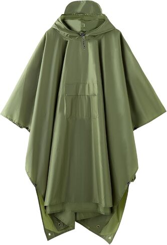 Multi functional cape hooded raincoat suitable for outdoor camping and hiking, suitable for both men and women in Kuwait