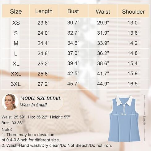 Patchwork Polo Shirts Womens Athletic Golf Tennis Tanks Top Split Side Zipper V Neck Shirts Sleeveless Tanks Top in Saudi Arabia