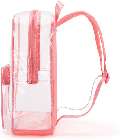 Clear Backpack for Stadium Events See Through Backpack Medium Transparent Bag for Women Heavy Duty Wide Straps in Saudi Arabia